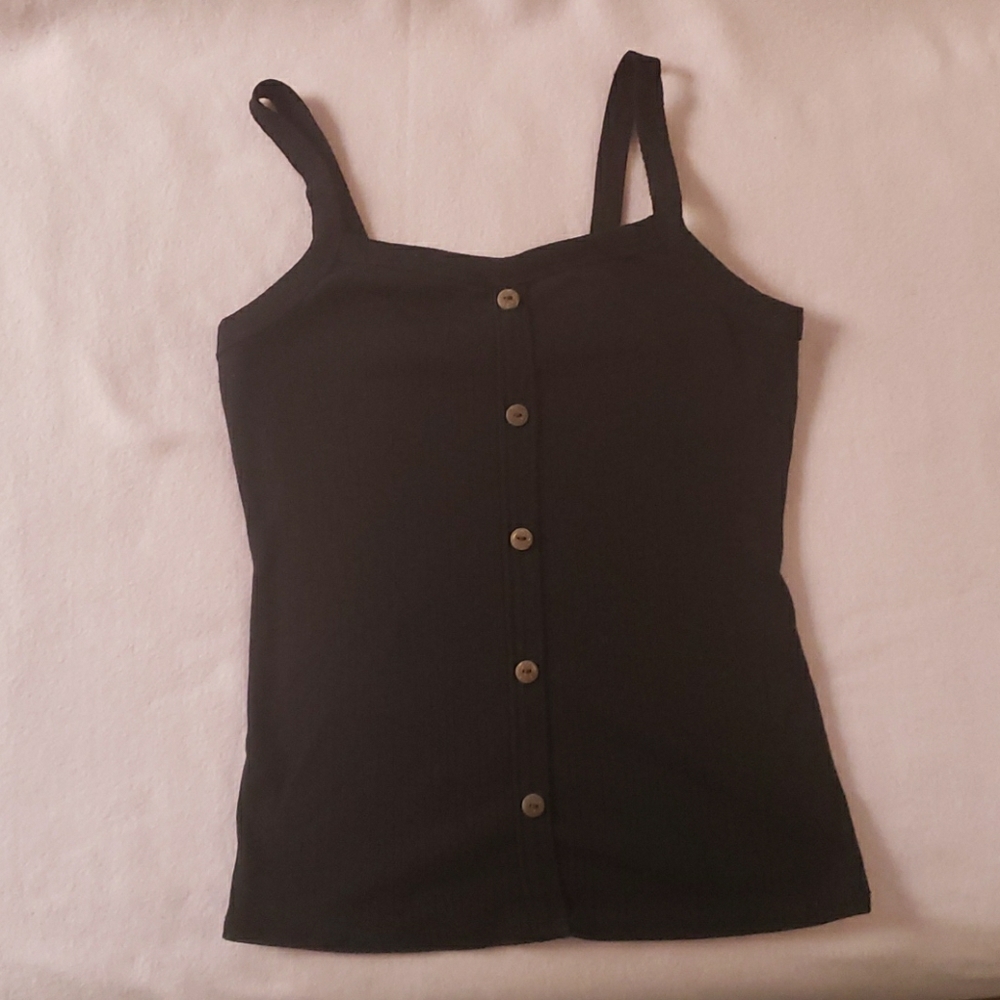 Black tank top